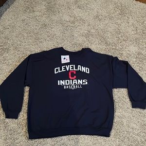 Cleveland Indians Crew Sweatshirt-2XL